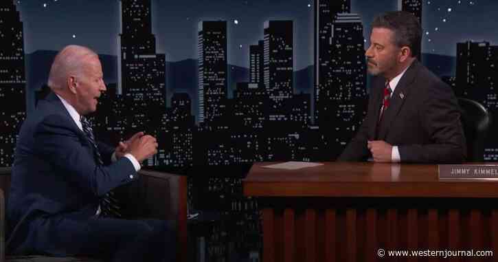 Watch: Biden Gets Confused on 'Kimmel Live,' Demands Ban on Fictional Gun Accessories