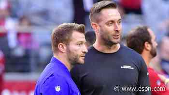 Team crasher: Kliff Kingsbury tried to keep Aaron Donald and Cooper Kupp off the Rams at Sean McVay's wedding