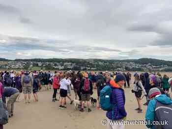 Hundreds trek from Arnside to Grange for Rosemere Cancer Foundation | The Mail - The Mail