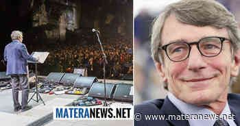 Alla Cava del Sole Matera rende omaggio a David Sassoli, già presidente del Parlamento europeo! Ecco il programma della serata - Matera News