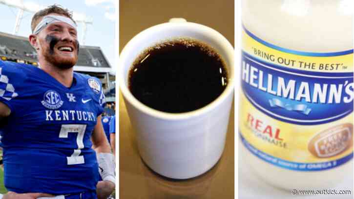 Kentucky QB Will Levis Takes His Coffee With A Side Of Mayo - OutKick
