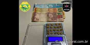 ROTAM prende homem por tráfico de drogas em Antonina - Agora Litoral