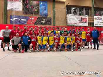 Ukrainische Handballer in Hirschberg - Regenbogen