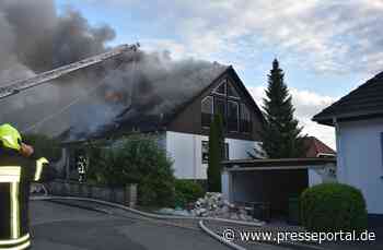 POL-HI: Einfamilienhaus in Lamspringe gerät in Brand