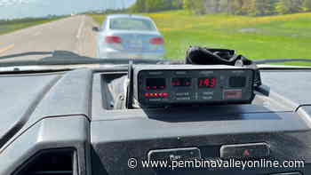 Altona Police say speeding continues to be a problem, catch motorist going nearly 200 km/h - PembinaValleyOnline.com