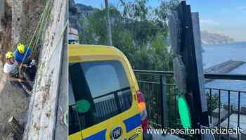 Amalfi, dopo frana si circola a senso unico alternato. Rocciatori al lavoro / FOTO - Positano Notizie