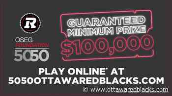 Play Redblacks 50|50 For A Chance To Win $100000 - Ottawa REDBLACKS