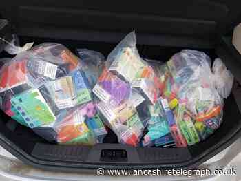 Police seize more than 600 e-cigarettes from shops in Hyndburn