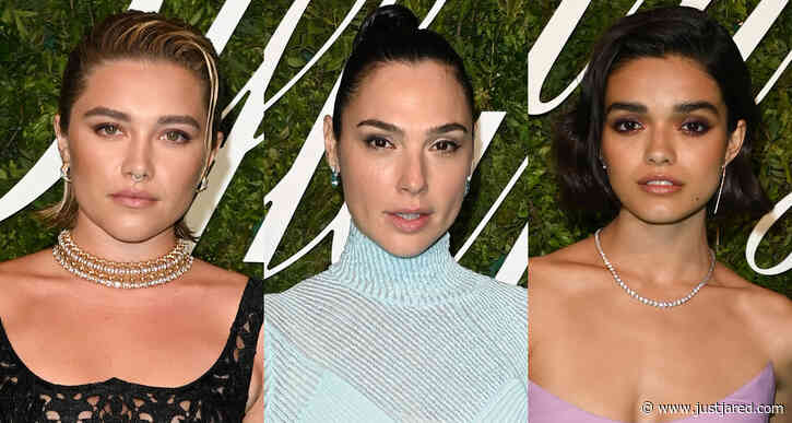 Florence Pugh Joins Gal Gadot & Rachel Zegler at Tiffany & Co.'s New Exhibition in London