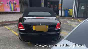 Rolls-Royce pulled over and reported for illegal number plate