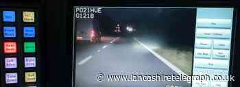 Delivery driver clocked by police watching YouTube on his phone while travelling on M6