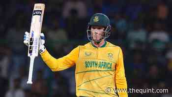 Despite Playing 3 Games, Van der Dussen Credits IPL for His Role in SA's Win - The Quint