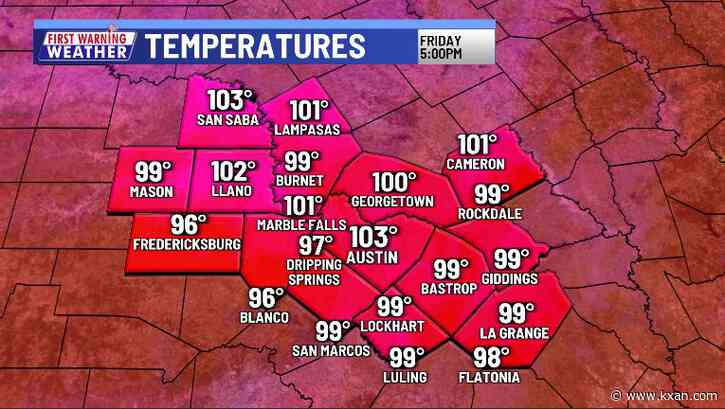 Record-breaking heat continues into the weekend