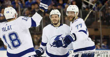 Lightning Win Over Rangers Puts Tampa One Victory From Stanley Cup Finals