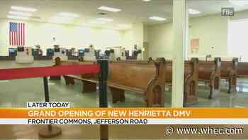 New Henrietta DMV will open Friday