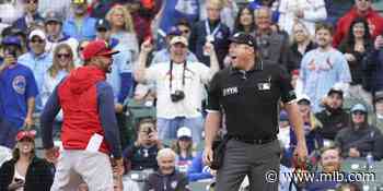 Oliver Marmol earns first ejection against Cubs - MLB.com