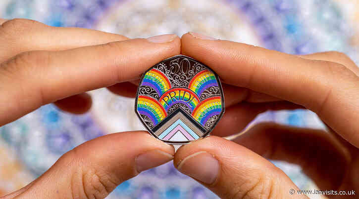 Five million commemorative Pride 50p coins going into general circulation
