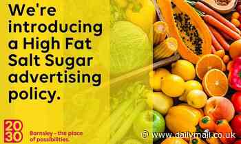 Barnsley bans junk food ads! Yorkshire town follows London and Bristol in war on obesity - Daily Mail