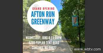 Afton Run Greenway grand opening June 8th in Concord - WBTV