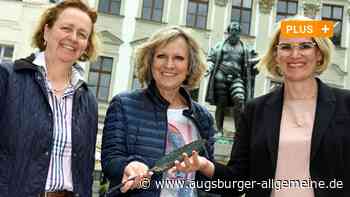 Nach 60 Jahren kommt die gestohlene Schreibfeder zurück zum Fugger-Denkmal