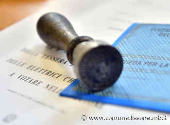 Aperture straordinarie Ufficio Elettorale per Elezioni Amministrative e Referendum Popolari del 12 giugno 2022 - Comune di Lissone