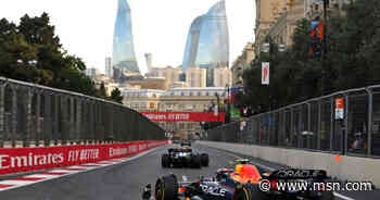 Sergio Pérez se impone en los ensayos libres en Azerbaiyán - MSN