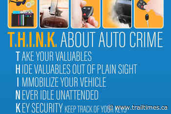 Trail RCMP; Life of senior is saved and remember to ‘THINK’ - Trail Times