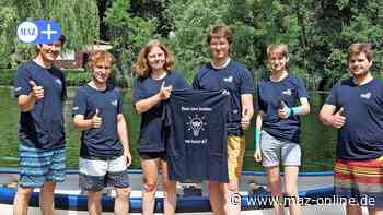 Im Betonboot auf der Havel in Rathenow: Bauingenieure im Abschlusstraining - Märkische Allgemeine Zeitung