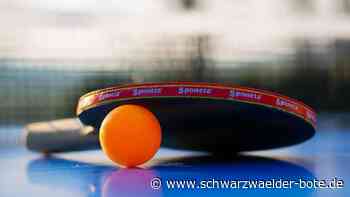 Tischtennis-Stadtmeisterschaft - Dreier-Teams kämpfen in Nagold um den Titel - Schwarzwälder Bote