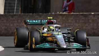 Azerbaijan Grand Prix: Lewis Hamilton a 'bit sore' as Mercedes bounces in practice