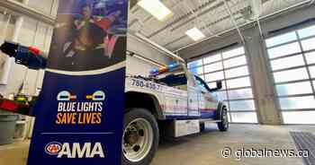 Pilot project allows Alberta tow truck drivers to use blue lights