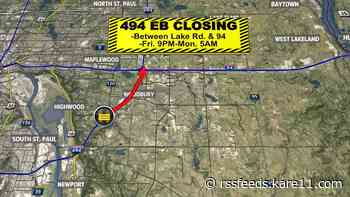 Check your route! Road closures begin Friday night on I-494, Highway 77