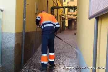SILEA: PISTOLE A PRESSIONE PER PULIRE I VICOLI DI LECCO - Lecconews
