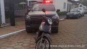 Em ipameri, CPE recupera moto com restrição de furto/roubo registrado em Uberlândia - Portal Zap Catalão - Zap Catalão