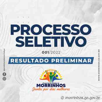 Prefeitura de Morrinhos disponibiliza resultado preliminar do processo seletivo - Prefeitura Municipal de Morrinhos (.gov)