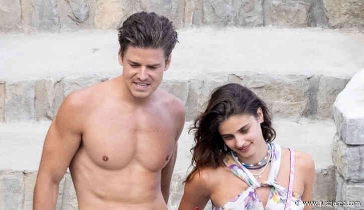 Taylor Hill Relaxes in Italy with Shirtless Fiance Daniel Fryer