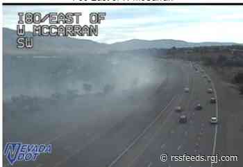 Reno Fire: Traffic lane to open soon; 5-acre fire caused by downed power line