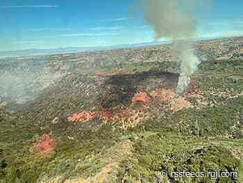 Graham Fire burning in Northern California's Lassen National Forest