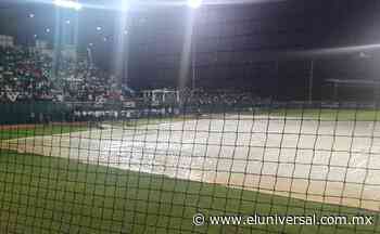 Por lluvias, suspenden partido inaugural de estadio de beisbol en Macuspana, Tabasco - El Universal