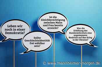 Ein Blind Date der anderen Art - "Mannheim spricht" startet wieder - Mannheim - Nachrichten und Informationen - Mannheimer Morgen