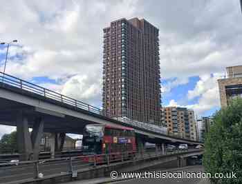 Flats overlooking Croydon flyover to complete in Autumn
