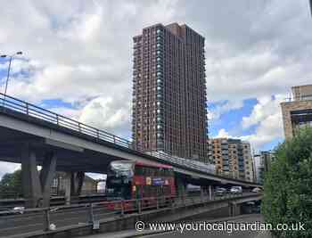 Flats overlooking Croydon flyover to complete in Autumn