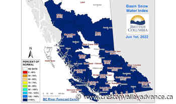 Kootenay snow packs well above normal – Creston Valley Advance - Creston Valley Advance