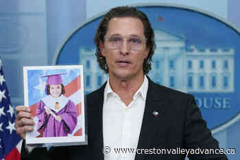 Actor Matthew McConaughey appears at White House, calls for gun legislation - Creston Valley Advance