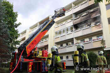Feuerwehreinsatz: Balkonbrand in Dresden-Strehlen - TAG24