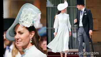 Kate Middleton Wears Another Monochromatic Look to the Buckingham Palace Garden Party - Vanity Fair