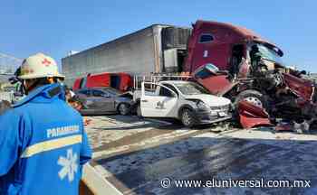 Carambola en la México-Cuernavaca: Tráiler embiste 12 vehículos y deja nueve heridos - El Universal