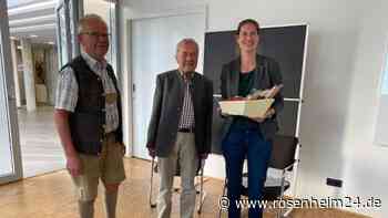 Dank an Bernaus Altbürgermeister Lenz Steindlmüller