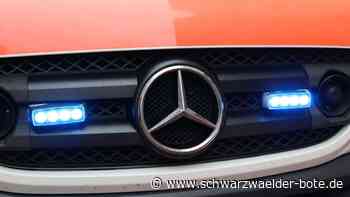 Vorfahrt missachtet - Zwei Menschen nach Unfall bei Geislingen verletzt - Schwarzwälder Bote