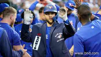 Blue Jays back Berríos with early homers, rout Tigers 10--1 - Belleville News-Democrat